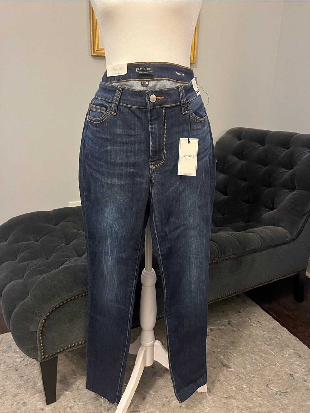 Judy Blue Dark Indigo Straight Leg Jeans
